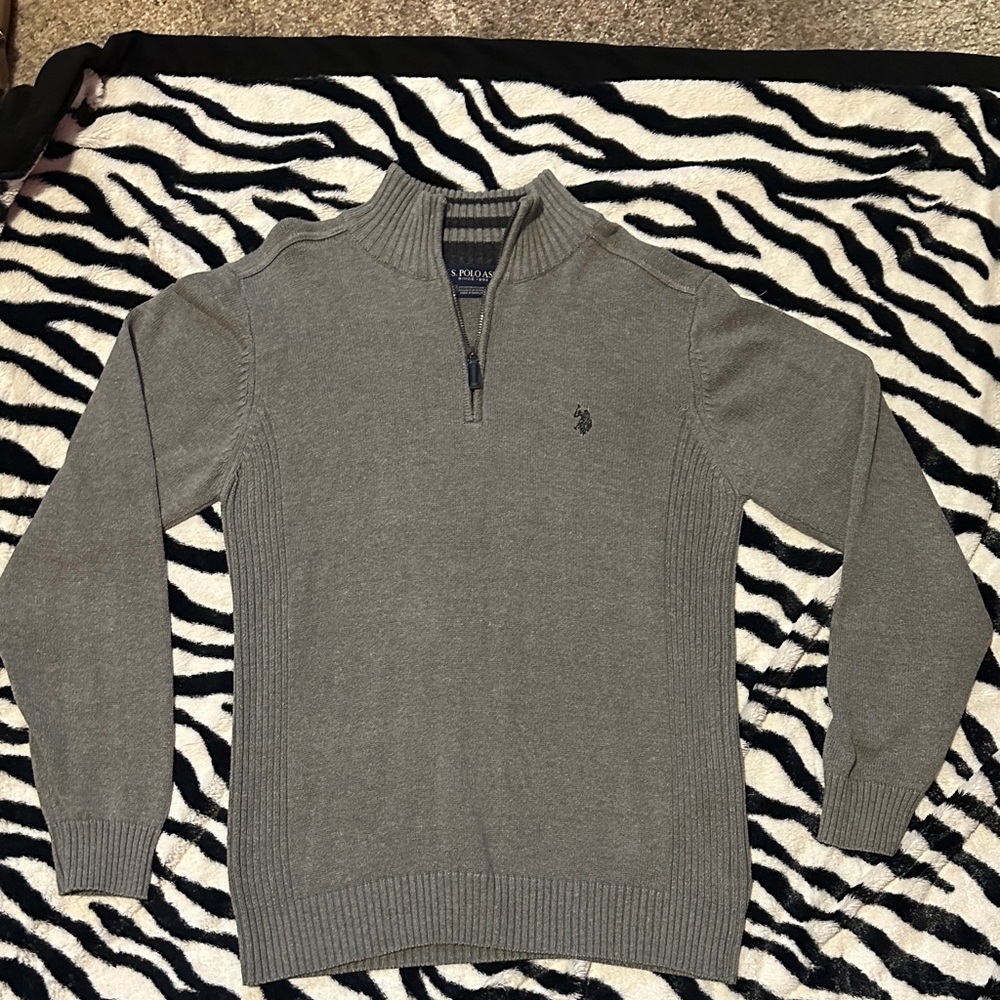 U.S.Polo ASSN Gray Men's Sweater